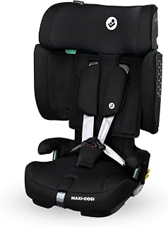 Maxi-Cosi Nomad XL Plus, Evolutive Car Seat, 76–150 cm, Authentic Black | Foldable Travel Car Seat, 15 Months–12 Years, Ultra-Compact & Lightweight, G-CELL Side Impact Protection, Travel Bag