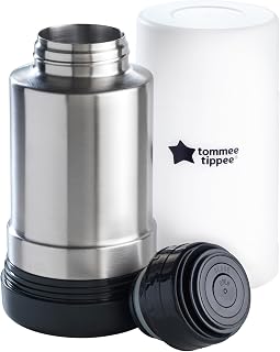 Tommee Tippee Travel Bottle Warmer, Portable, Multi-Function | Closer to Nature Range, Warms Bottles & Baby Food On the Go, No Power Needed, BPA Free
