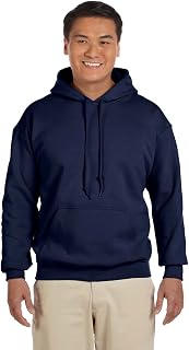 Gildan G185 222 gr., 50/50 Heavy Blend Hoodie XL Navy, Orange, Navy, XL