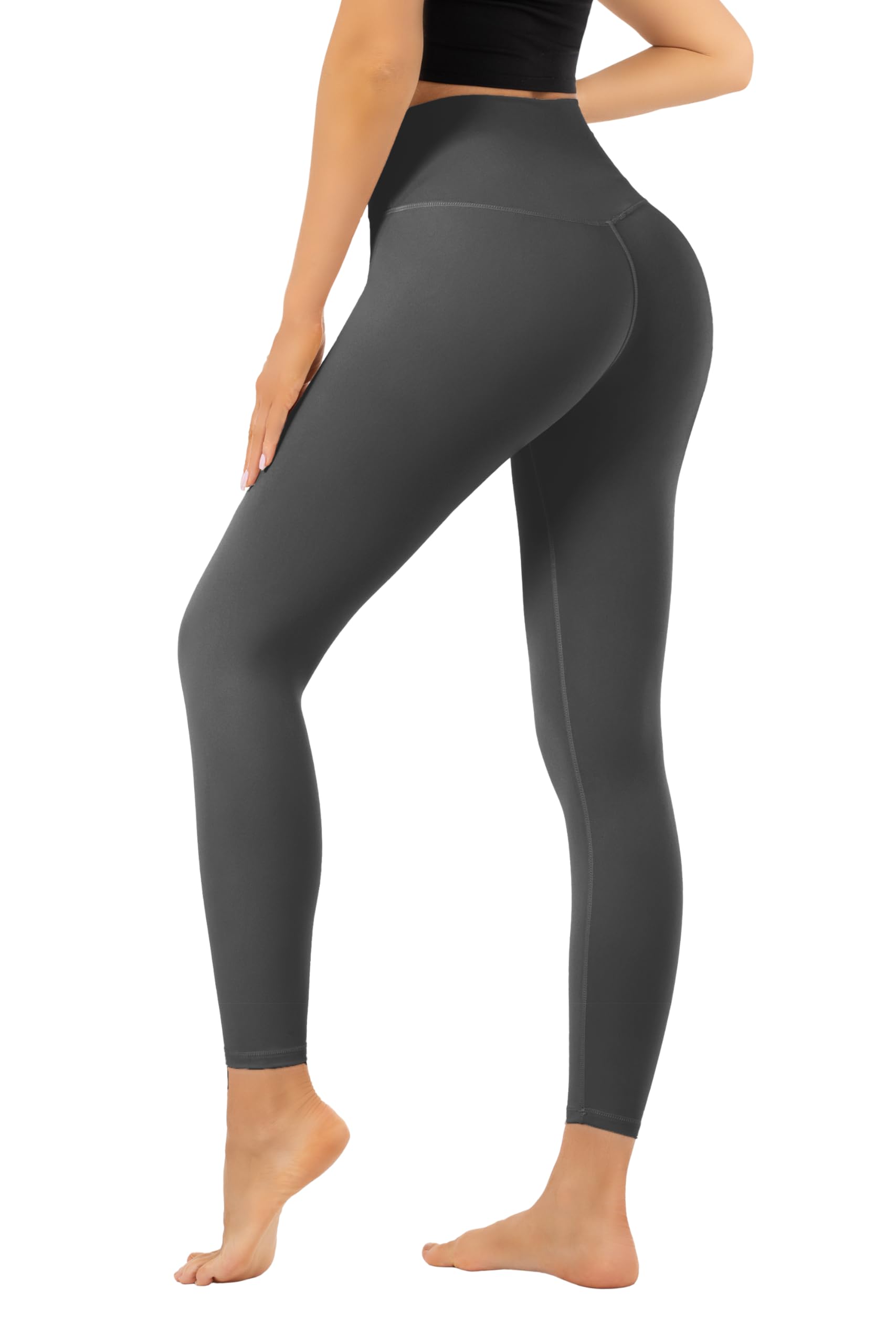 High Waisted Leggings for Women Tummy Control Full Length Soft Yoga Pants Workou