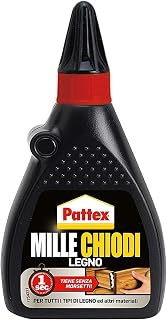 Pattex Millechiodi Wood, Transparent Glue with Instant Tack, 100 g