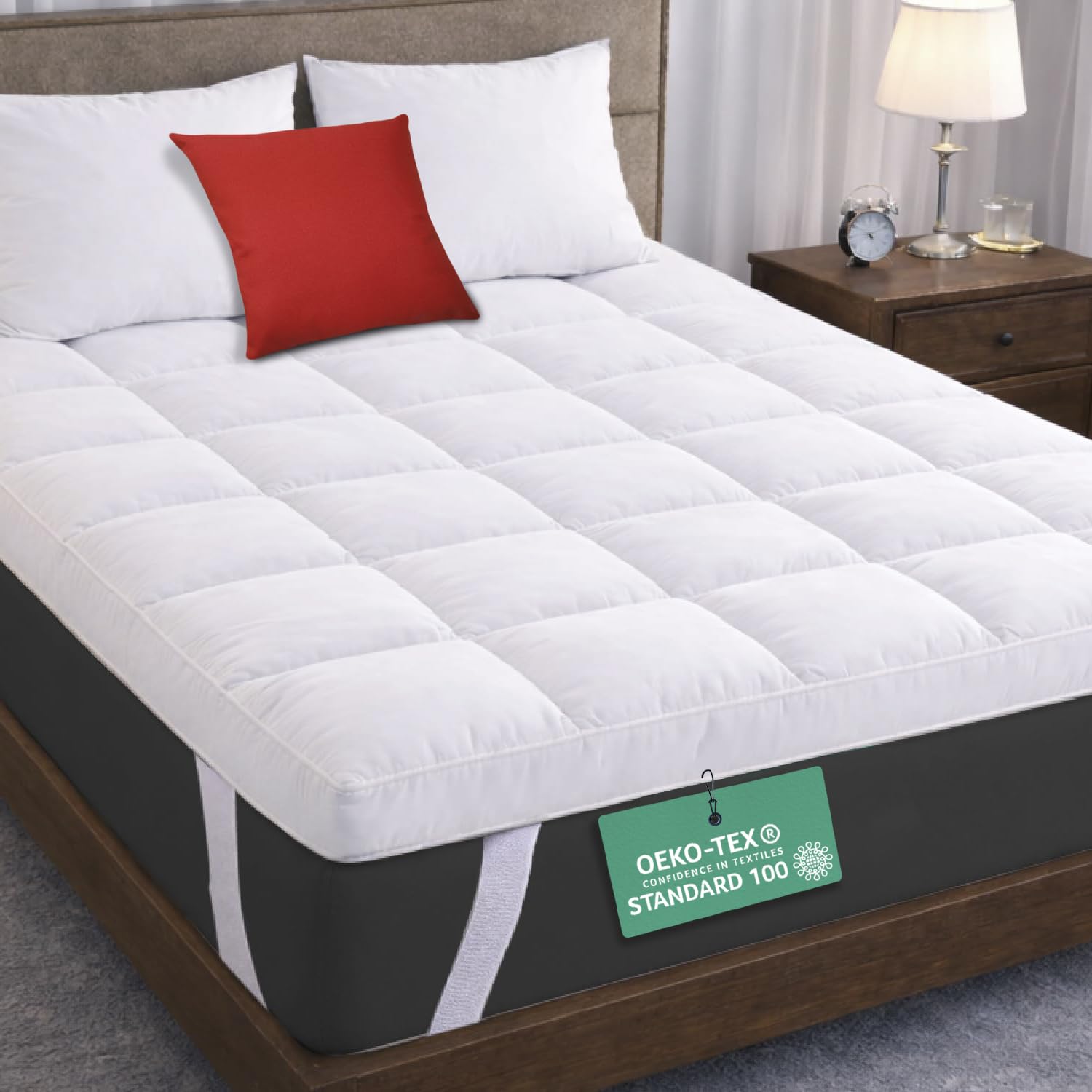 Mightysoft 10cm Extra Thick Mattress Topper Double Bed, bed topper double | Extr