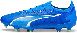 Puma Ultra Ultimate FG/AG Football BootsUnisex Children, Ultra Blue White Pro Green, 9 UK