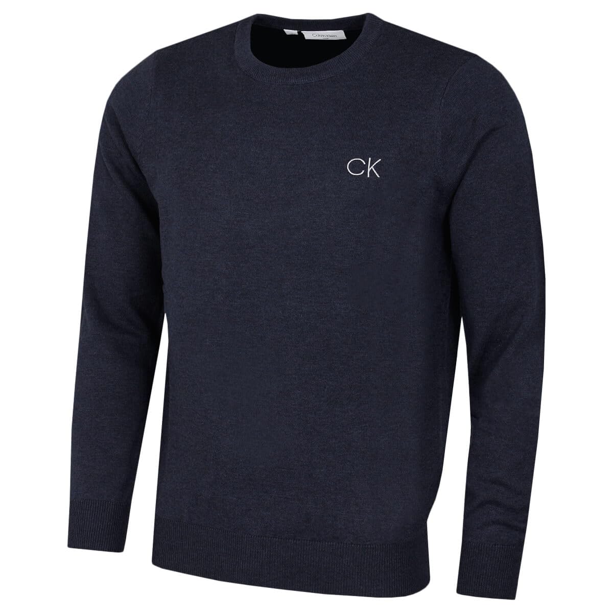 Calvin Klein Mens 2026 Comfort Crew Neck Golf Sweater
