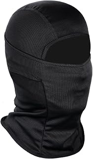 Achiou Ski Mask for Men and Women, Lightweight UV Balaclava Face Cover | Breathable lightweight fabric with UV, wind, and dust coverage for riding, skiing, snowboarding, moto, running, and cycling