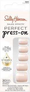 Sally Hansen Salon Effects Perfect Press On Nails, A La Mode, Easy to Apply with Adhesive Tabs & Glue, Manicure at Home, 30 Pcs