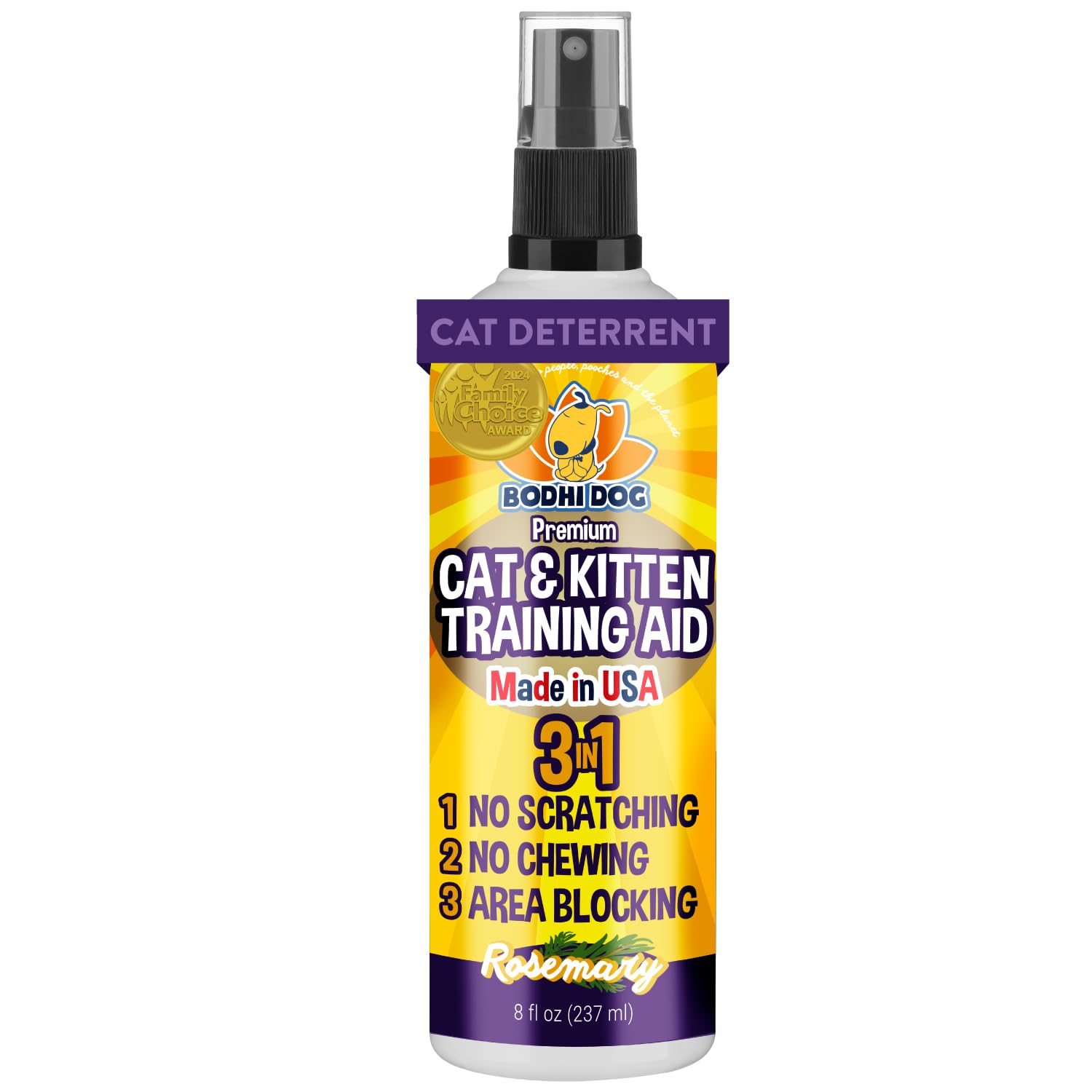 Bodhi 3-in-1 Cat & Kitten Training Aid - Cat Deterrent Spray for Indoor and Outd