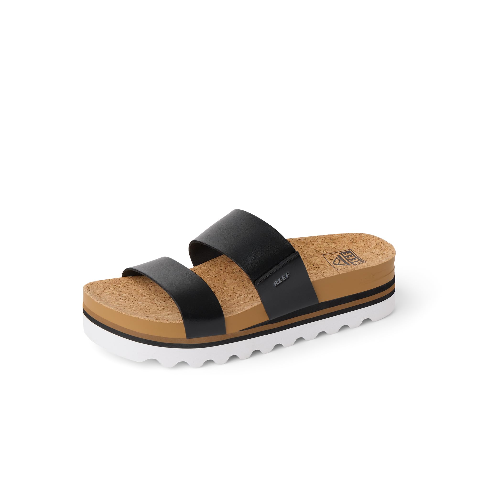 Reef Cushion Vista Hi SandalWoman, Black/White