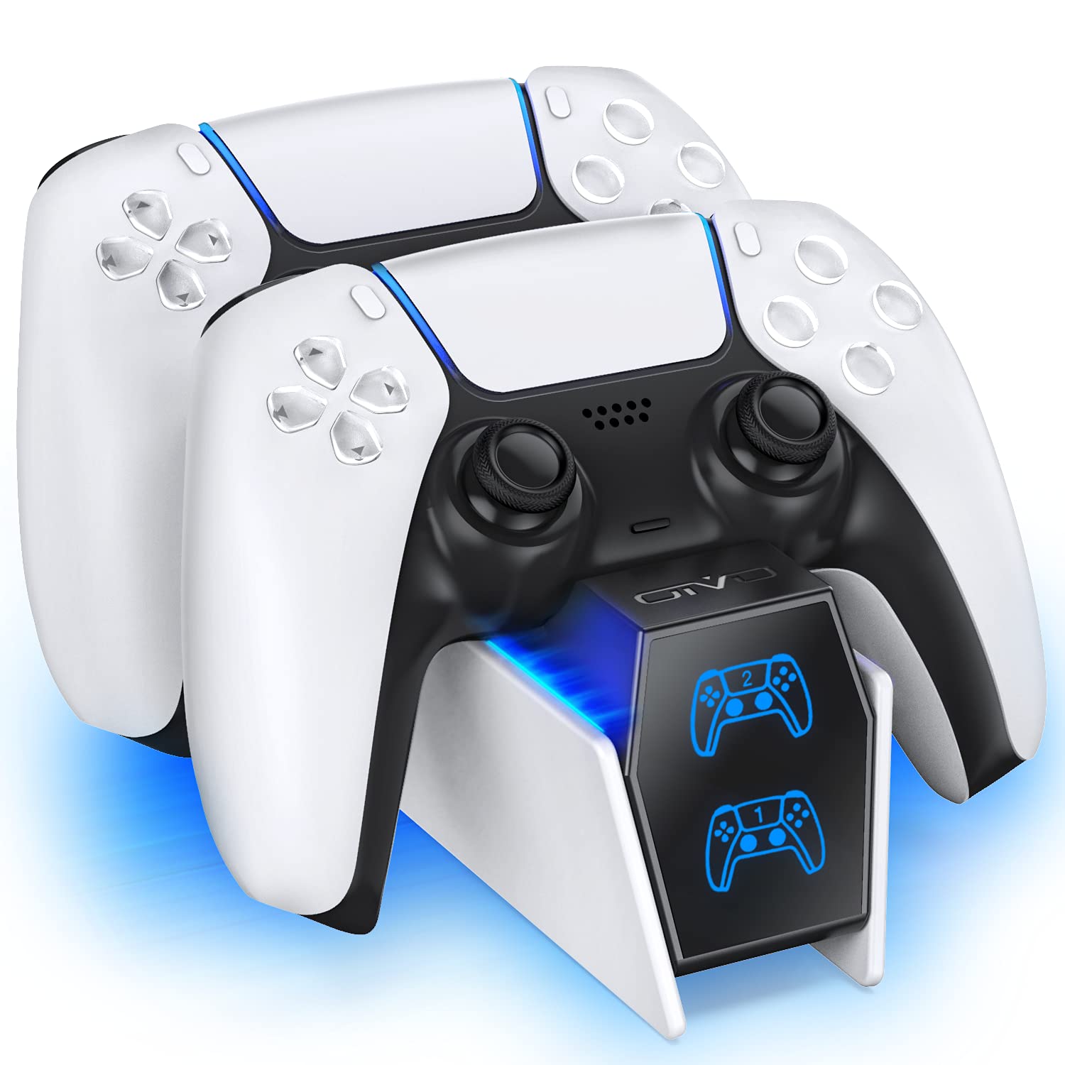 PS5 Charging Station, PS5 Controller Charger Station for Dualsense Controller, O