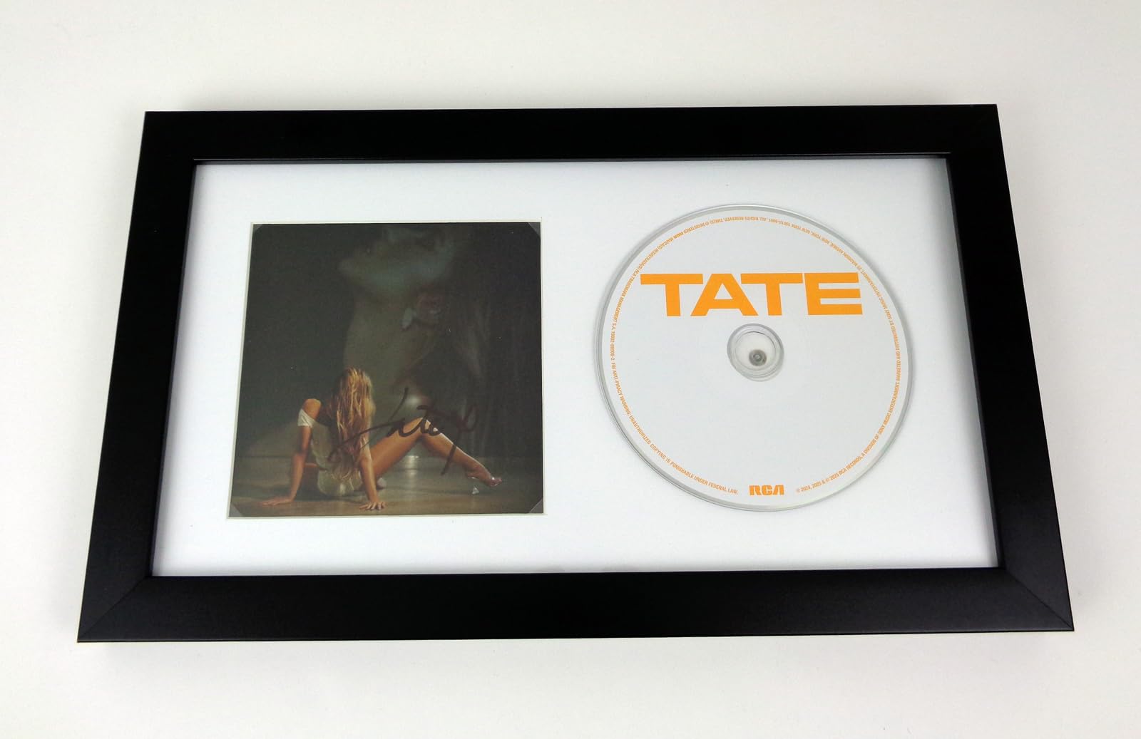 So Close To What CD Signed Autographed By Tate T. McRae Framed PSA/DNA COA
