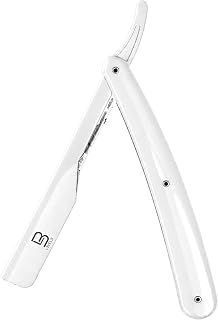 L3 Straight Razor Holder - Excellent Grip and Control - Precision Shaving Control - Level Three Straight Razor Holder (White)