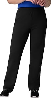 Hanes Women's Sweatpants – EcoSmart Fleece Joggers – Open-Bottom Pocketless Pull-On Lounge Pants – Reg. & Petite Sizes