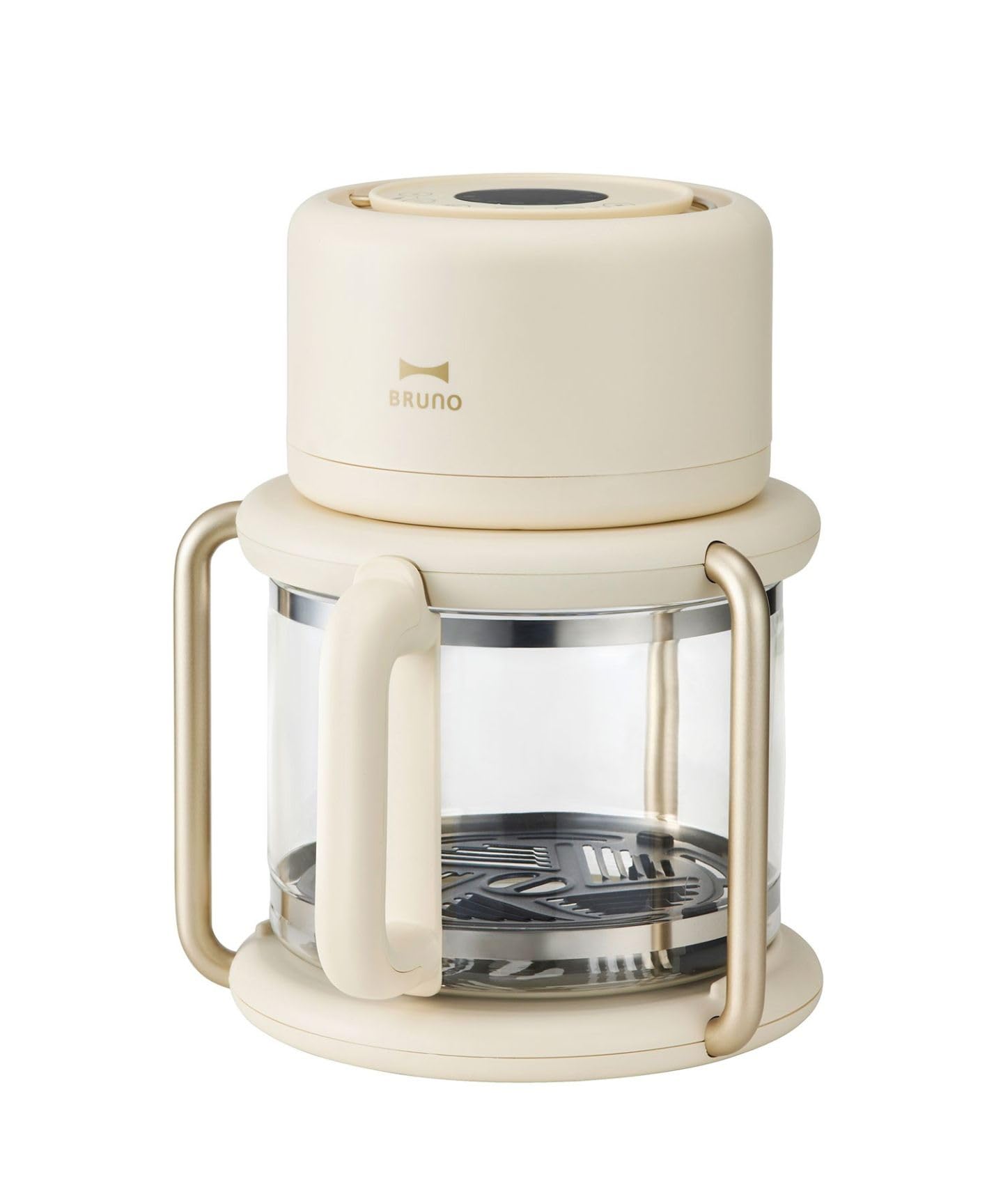 BRUNO BOE122-IV Air Fryer, Glass Air Fryer, Non-Fryer, For Home Use, Oil-free, T