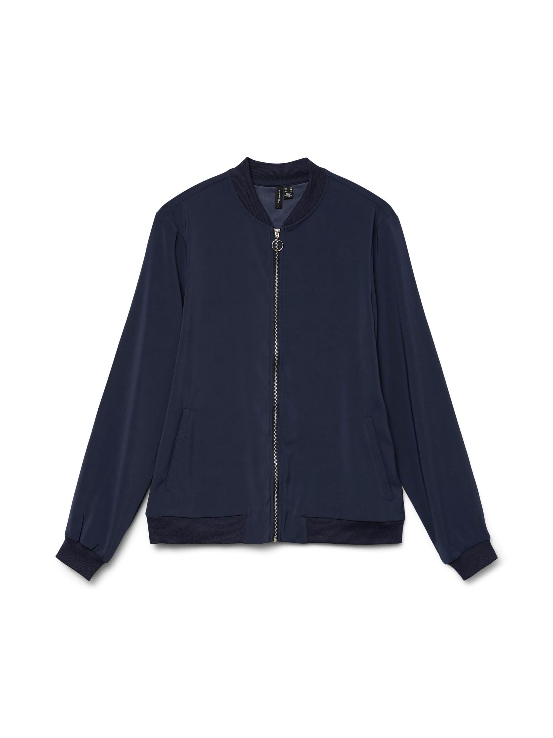 VERO MODA Women's Jacket Blouson Fly Away Collar Zipper Lightweight Jacket Versa