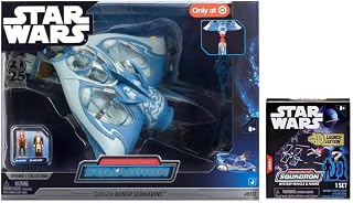 Star Wars Micro Galaxy Squadron Combo Pack Bundle with 1 Series Blind Box (Gungan Bongo Submarine Episode 1 Collection)