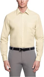 Van Heusen Poplin Regular Fit Solid Point Collar Dress Shirt Elegant Men's Shirt