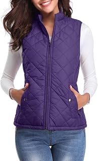 fuinloth Women's Sleeveless Vest Spring Autumn Winter Waistcoat