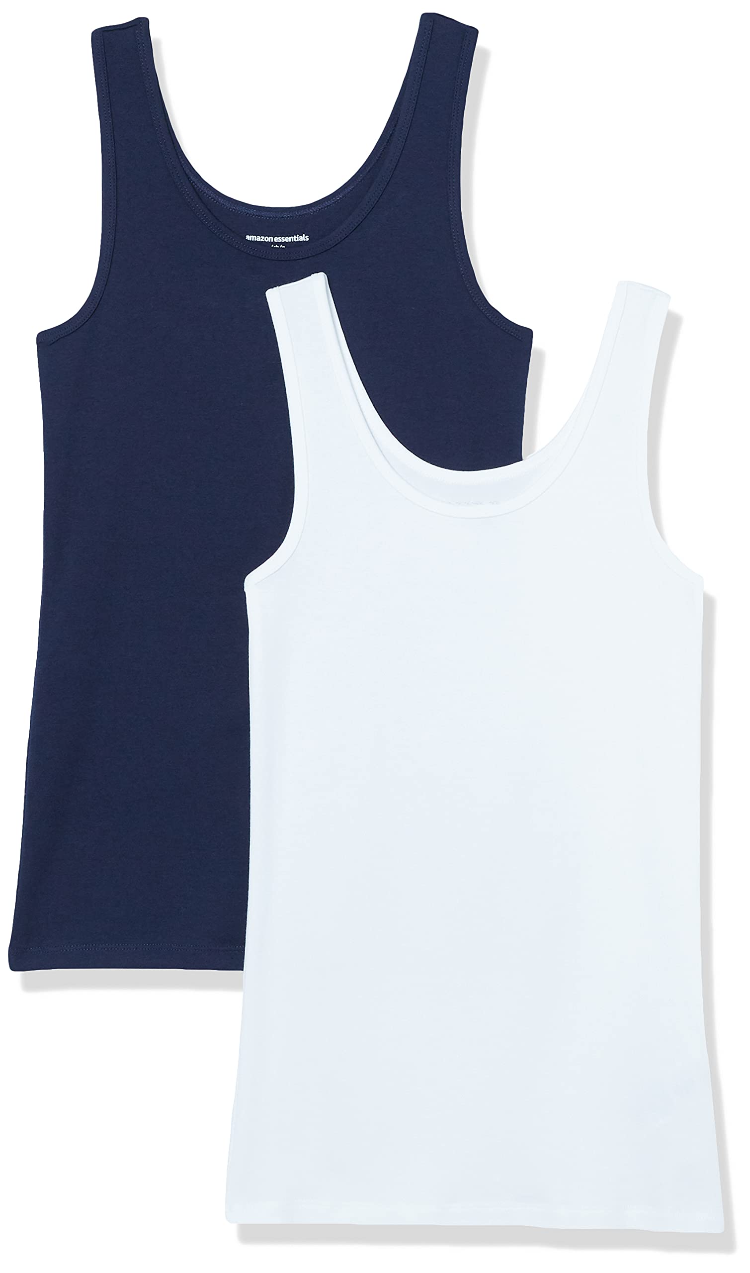 Amazon Essentials Women's Slim Tank Top, Pack of 2
