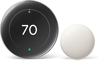 Google Nest Learning Thermostat (4th gen) + Nest Temperature Sensor (2nd gen) - Silver