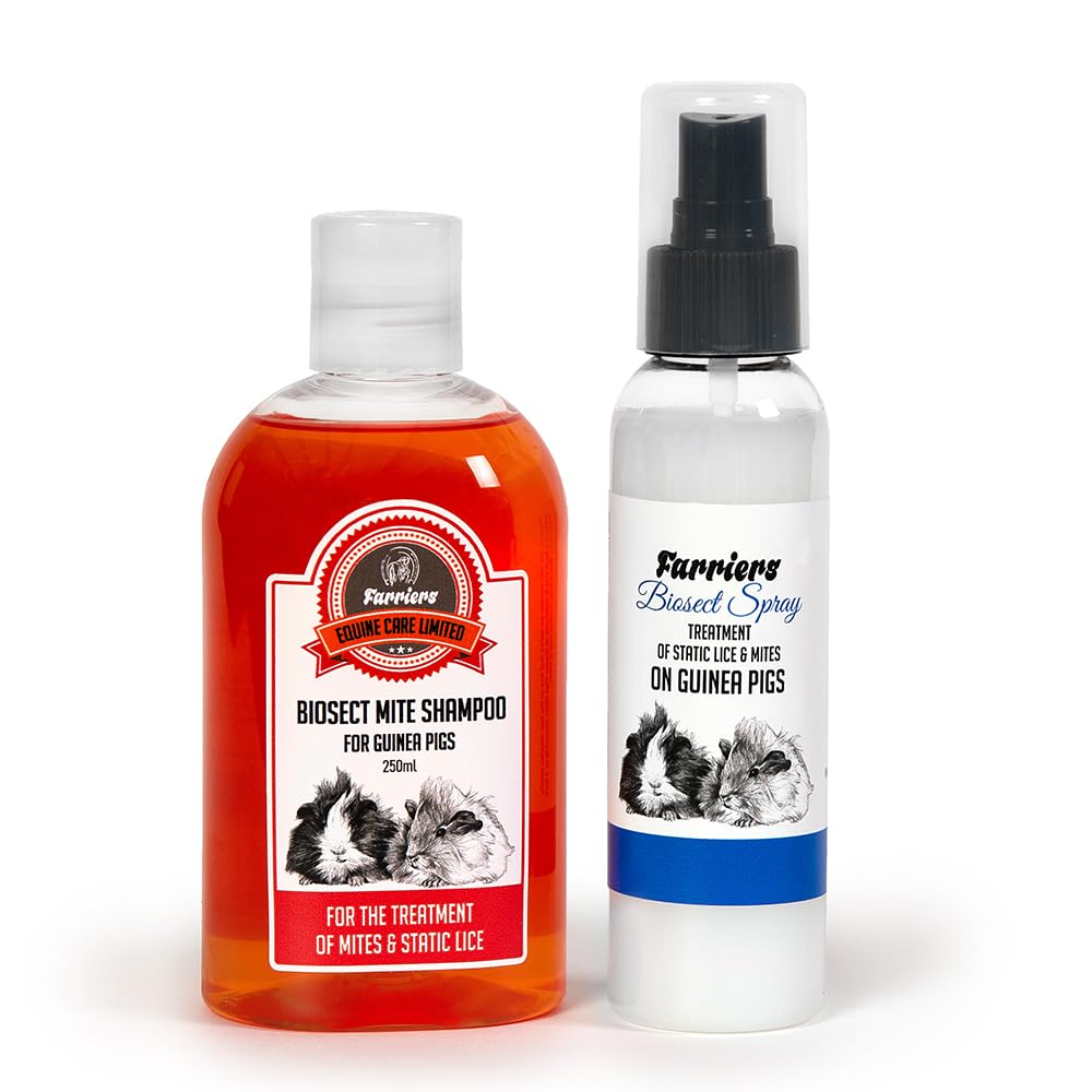 Farriers Equine Care Biosect Mite Spray & Shampoo for Guinea Pigs (375ml)