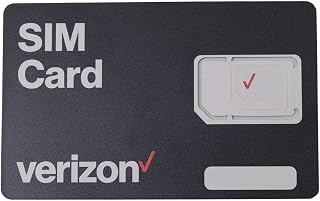 Verizon Wireless 4G LTE SIM Card - All 3 Sizes (3-in-1), Nano/Micro/Standard Sizes (4FF / 3FF / 2FF)