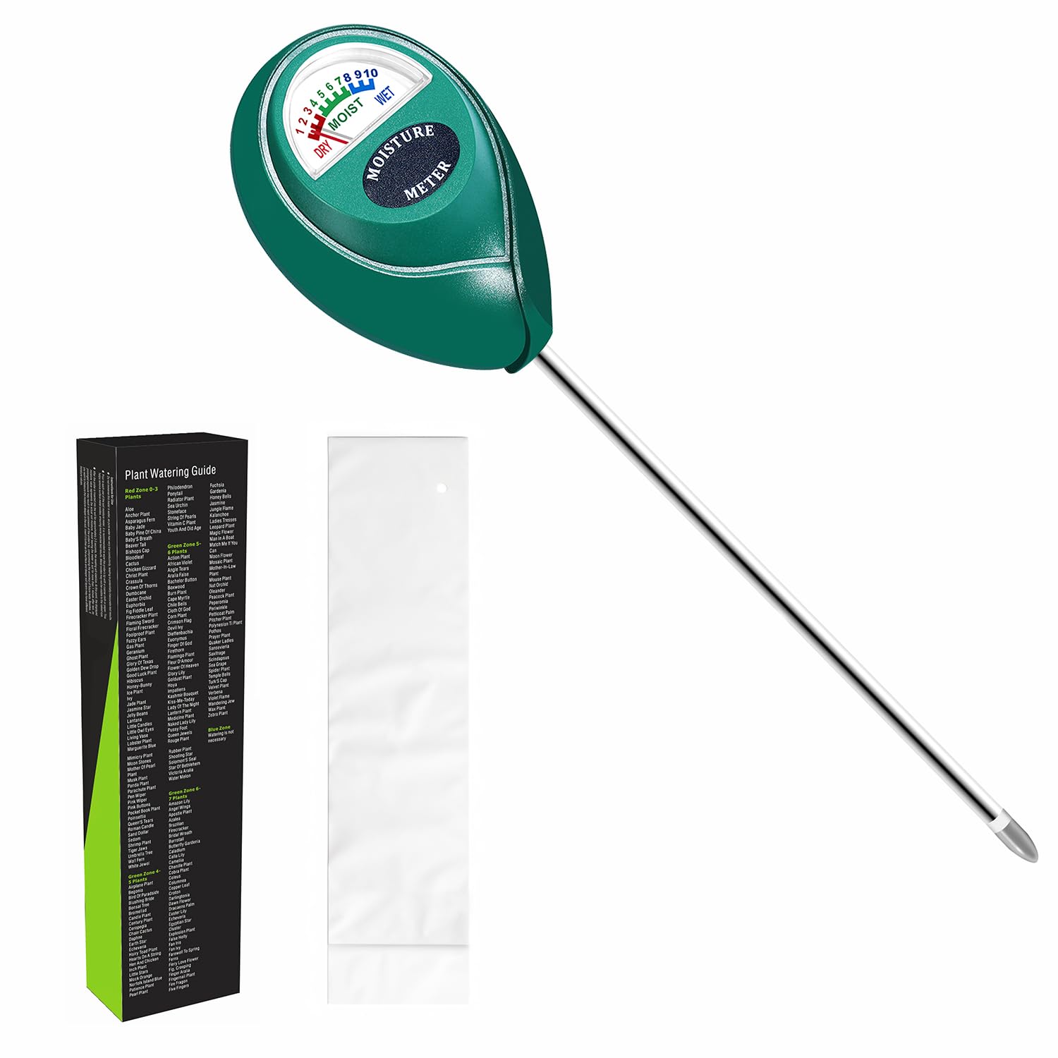 XLUX Plant Soil Moisture Meter, for Indoor and Outdoor use, Battery-Free | Insta