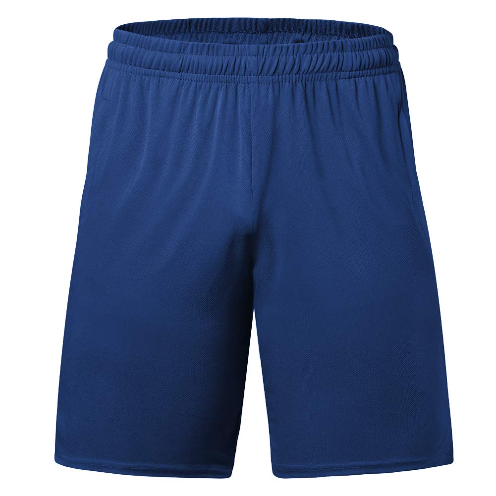 Men's Basketball Shorts Athletic Lightweight Dry-Fit Training Workout Shorts Zip