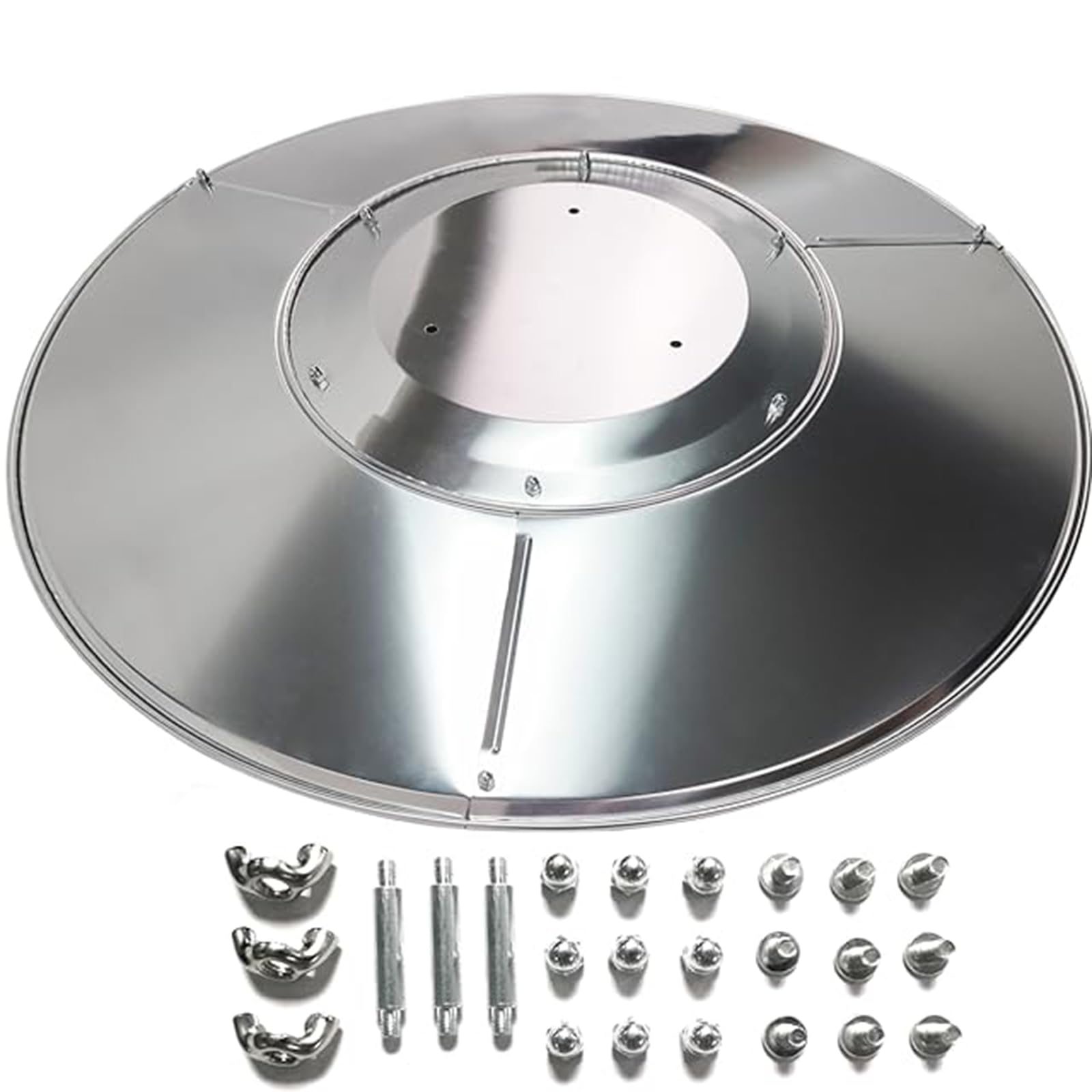 Kisworm Patio Heater Reflector Shield, Propane Outdoor Heaters Replacement Part 