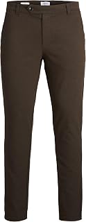 JACK & JONES Mens Marco Conner Tartan Chino Trousers