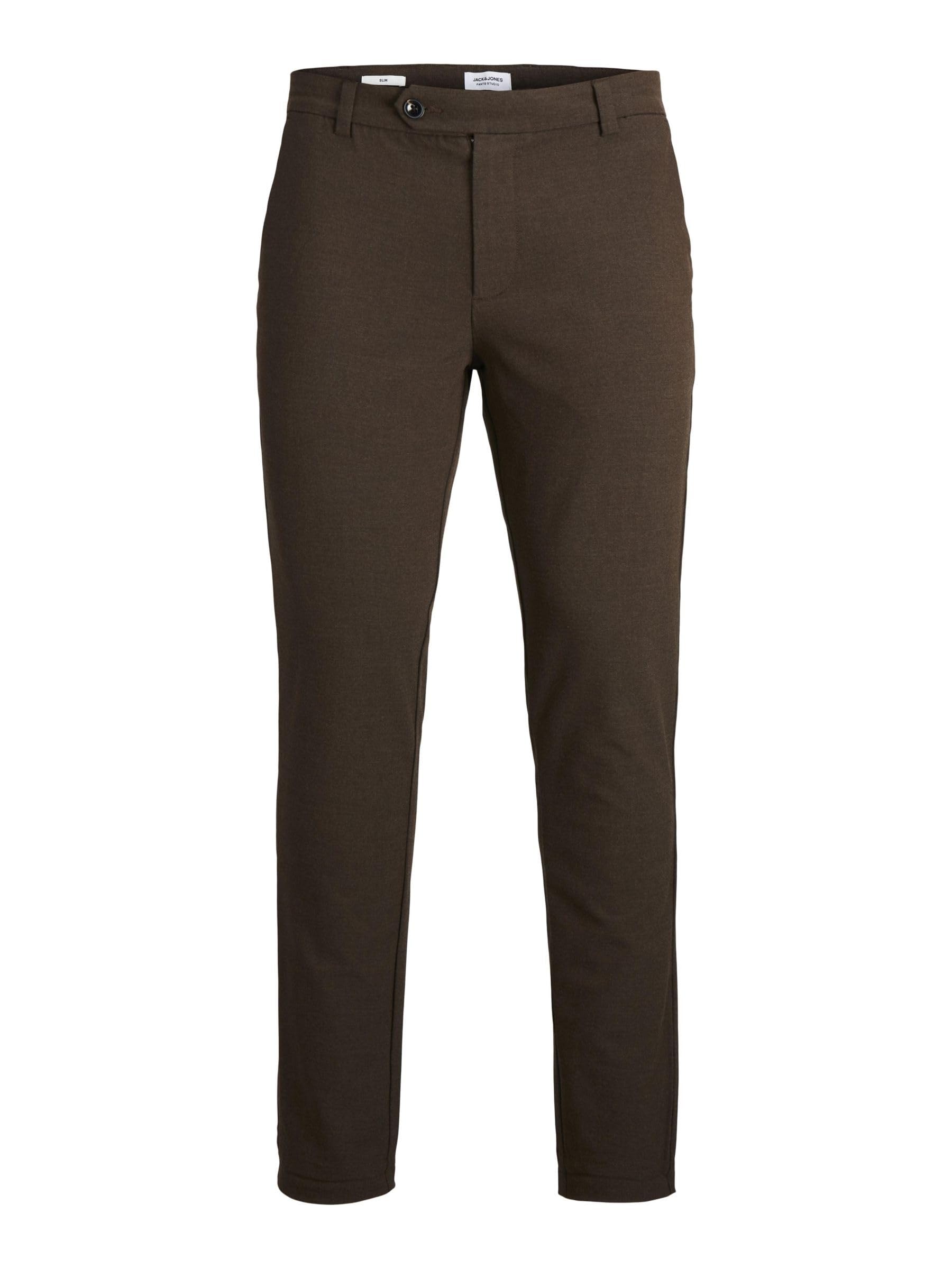 JACK & JONES Mens Marco Conner Tartan Chino Trousers