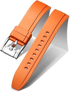 BINLUN Quick Release Silicone Watch Strap Rubber Watch Straps 18mm 19mm 20mm 21mm 22mm 24mm Sports Replacement Wristbands for Smartwatches for Men and Women with 11 Colours
