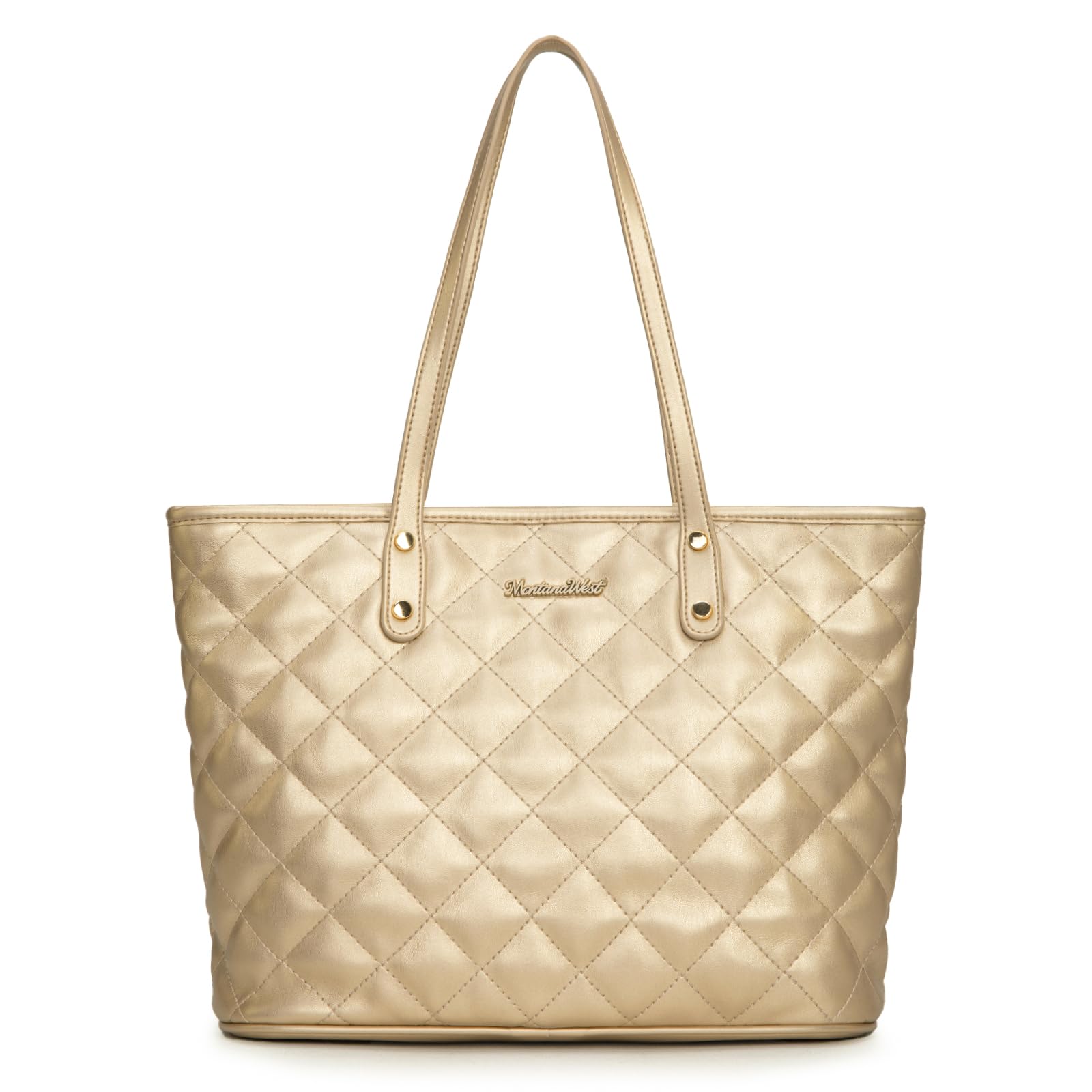 Montana West quilted handbag for women handbag tote handbag shoulder bag large f