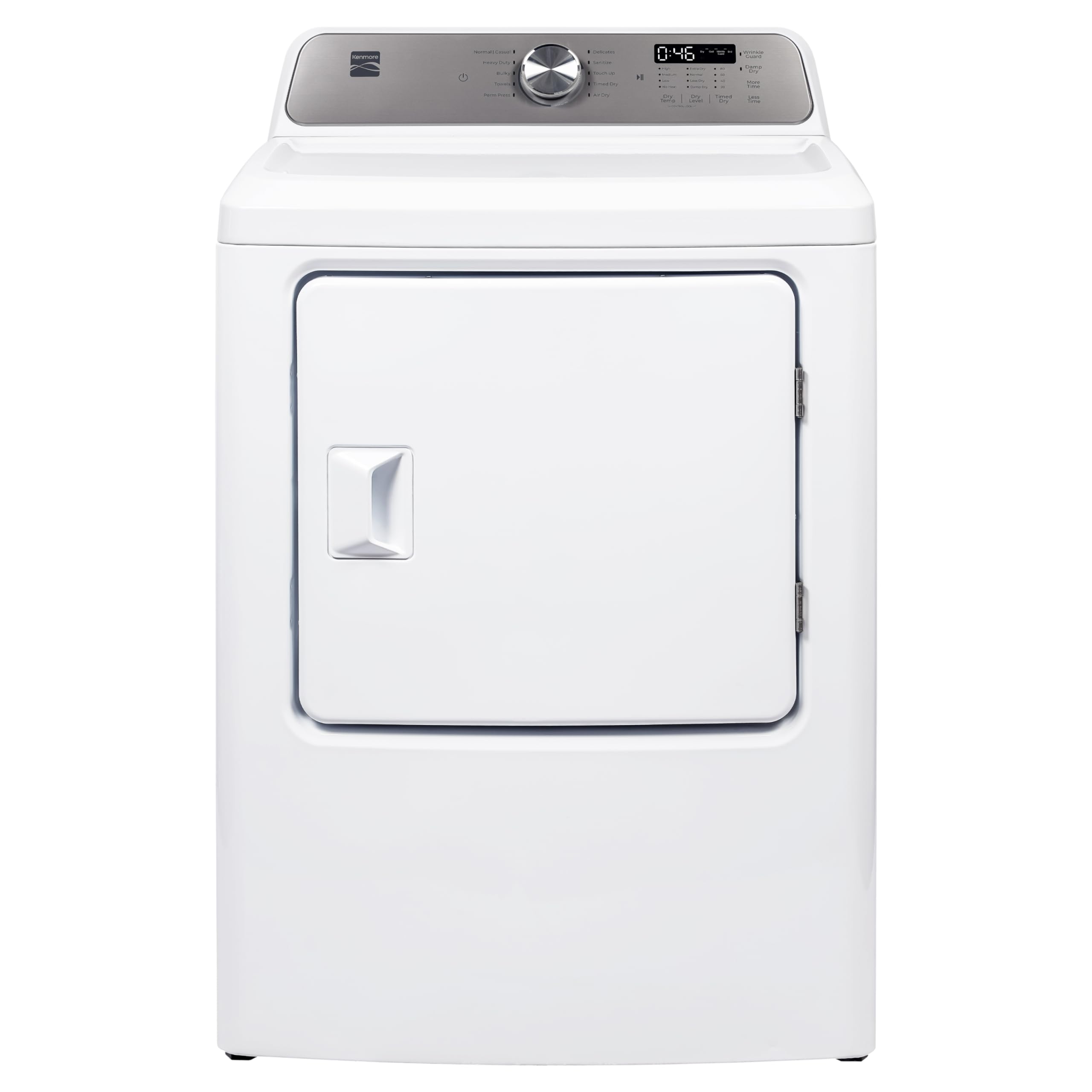 Kenmore 7.0 cu. ft. Front Load Gas Dryer - White | Wrinkle Guard to Reduce Wrink