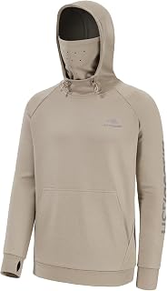 Bassdash Sudadera con Capucha de Lana de Pesca para Hombre con Polaina para el Cuello Sudadera de Rendimiento Resistente al Agua FS18M