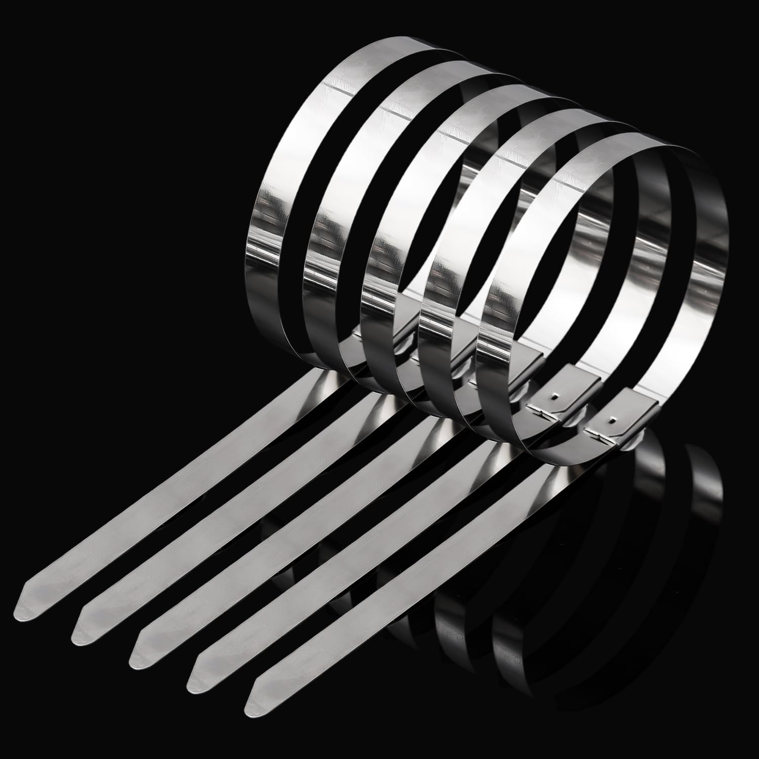 Self Locking Cable Ties Stainless Steel Zip Wrap Wire Fasteners Multipurpose Hea
