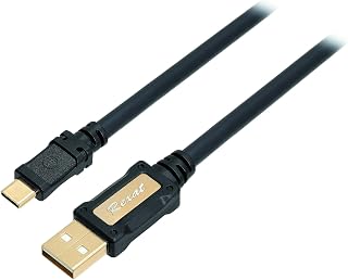 Audio Technica AT-RX97CA/2.0 Rexat Triple Hybrid USB Cable PC-Triple C+6N-OFC+OFC Gold-Plated Heat Resistant USB2.0 Equivalent USB Type-C to USB Type-A [Made in Japan] 2.0m