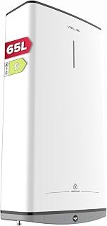 Ariston VELIS DUNE 65 Litres - Ultra-Flat Electric Water Heater - 13% Energy Saving - Designed and manufactured to be installed in France.