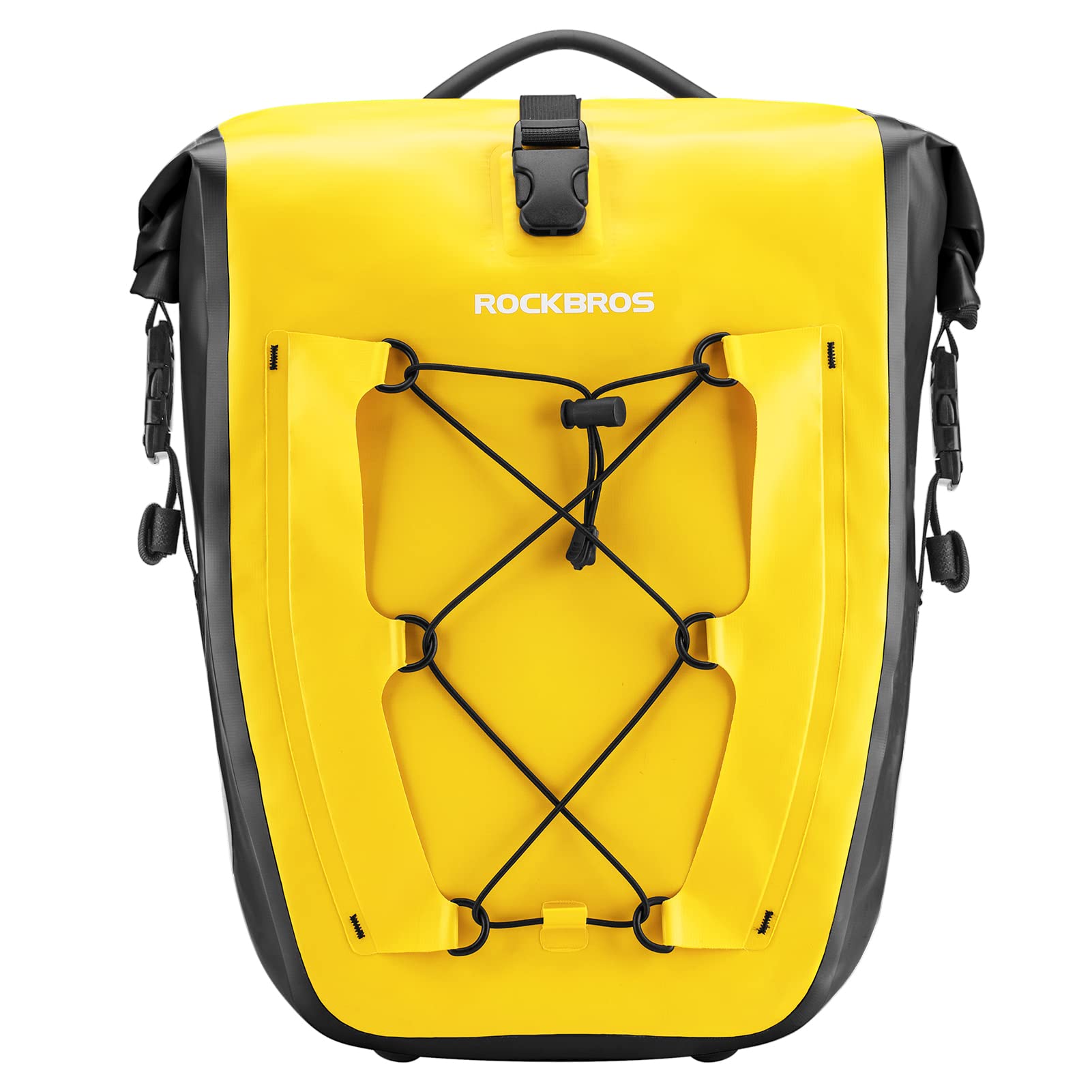 ROCKBROS Bike Pannier Bag 100% Waterproof, 25L-32L Rear Rack Bike Bag