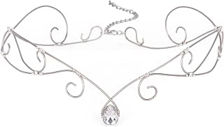 Celtic Crystal Crown Renaissance Headpiece Rhinestone Tiara