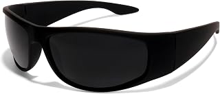 ShadyVEU Super Dark Black Sunglasses UV Protection Lens Spring Hinge 80s Vintage Retro Inspired Shades