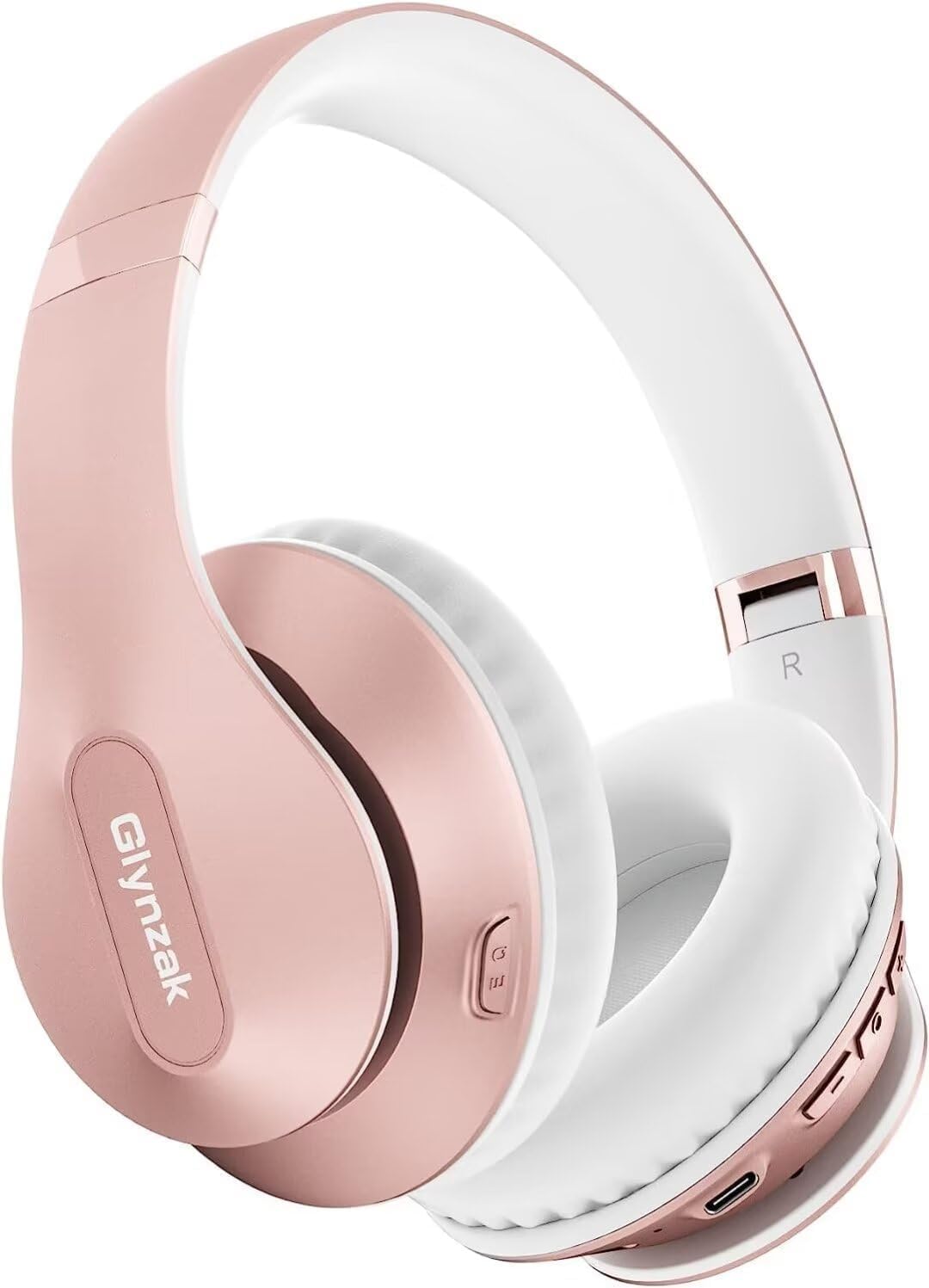 Glynzak Wireless Bluetooth Headphones Over Ear V6.0 HiFi Stereo with Mic | 65H P