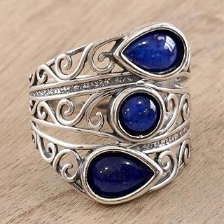 Silver Color Hollow-out Style Wide Ring for Women Vintage Party Finger Jewelry