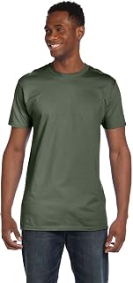 Men's Beefy 4.5 oz Combed Cotton Tee (Pack of 1) Size:X-Large Color:Fatigue Green