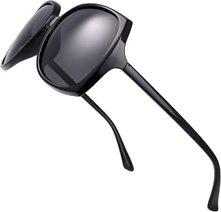 The Fresh Women's Oversized Square Jackie O Cat Eye Hybrid Butterfly Fashion Sunglasses - Exquisite Packaging