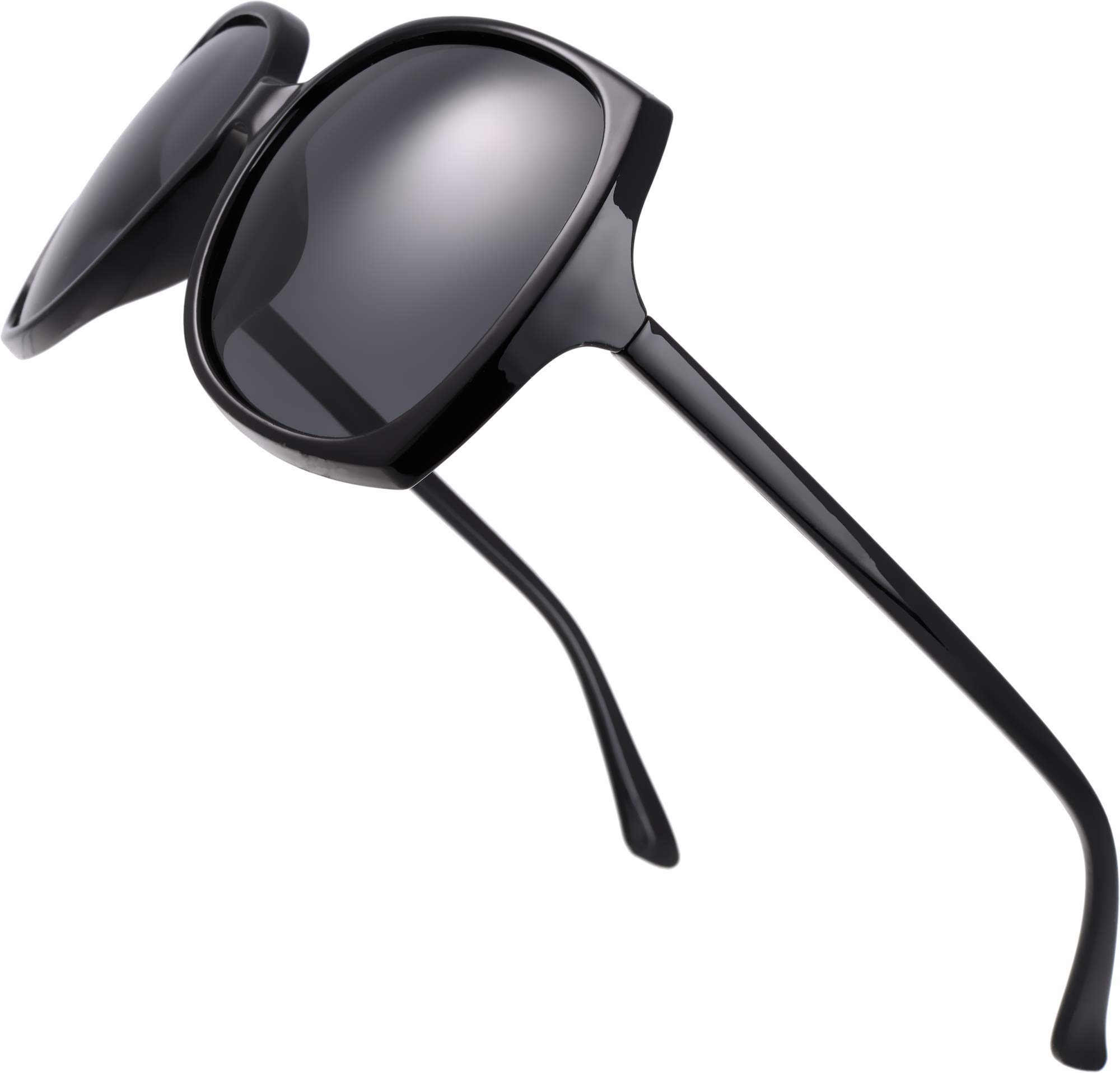 The Fresh Women's Oversized Square Jackie O Cat Eye Hybrid Butterfly Fashion Sun