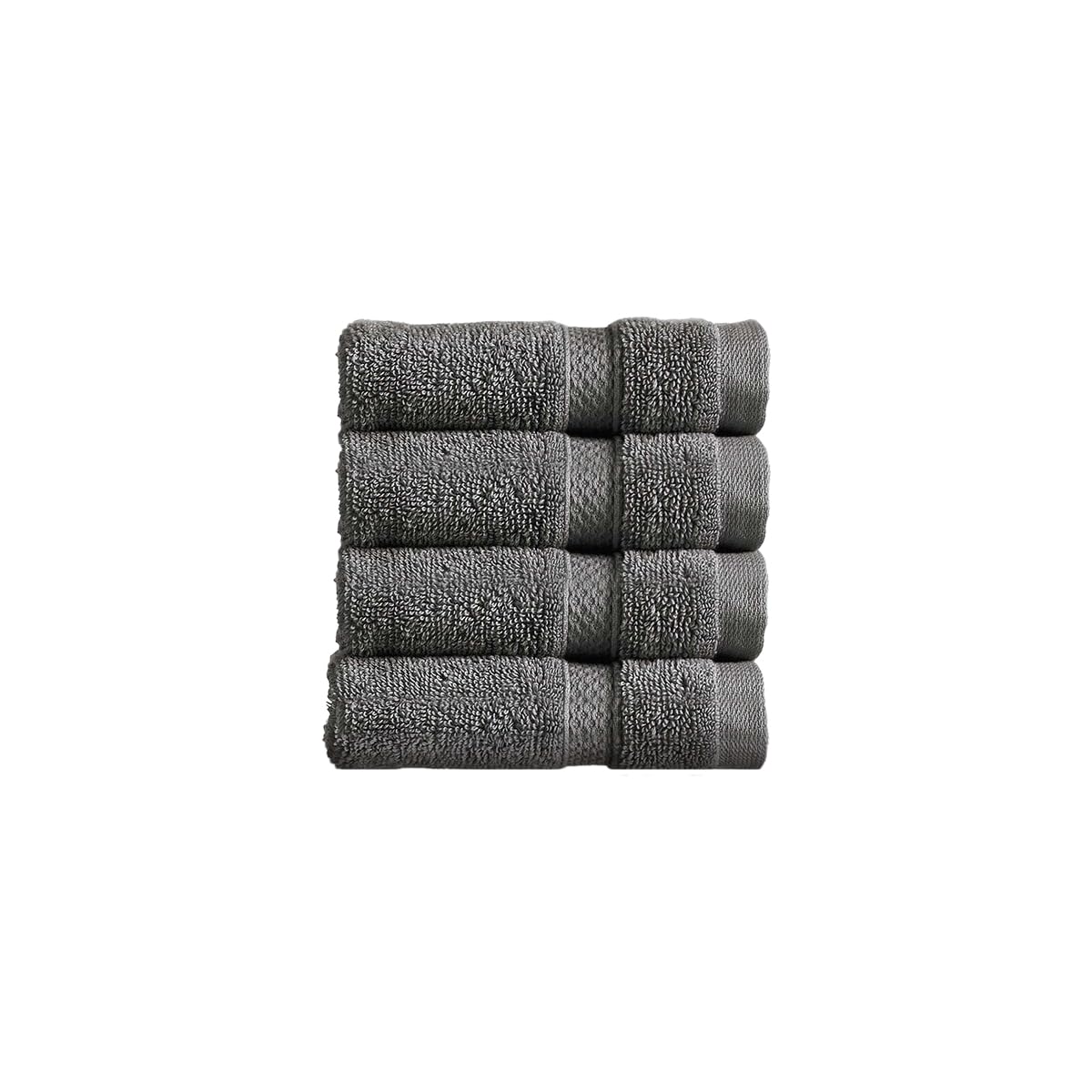 Christy Chroma 4 Piece Face Towels Set - Soft Velvety Face Towels - Soft & Brigh