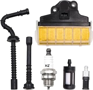 VOANZO Gas Powered Chainsaw Parts Set Air Filter Fuel Line Filter Spark Plug for Stihl STIHL 021 023 025 MS210 MS230 MS250