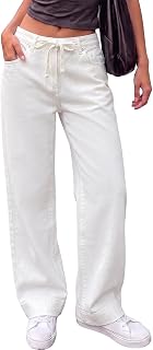 SIDEFEEL Womens Wide Leg Jeans High Waisted Stretchy Denim Pants