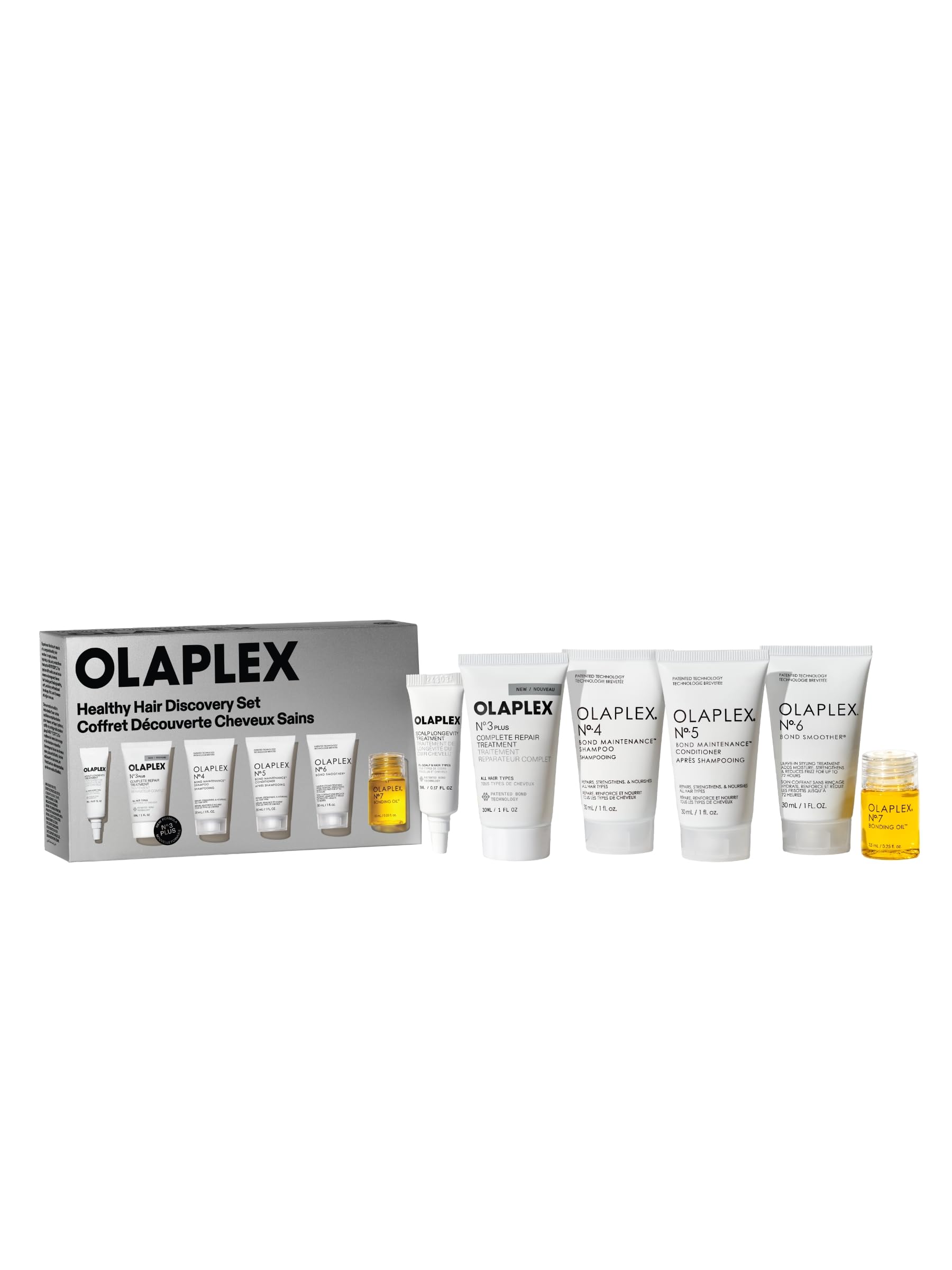 OLAPLEX Healthy Hair Discovery Set | Repairs Damage, Boost Shine & Softness