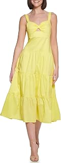 GUESS Women's Sleeveless Cotton Maxi Dress